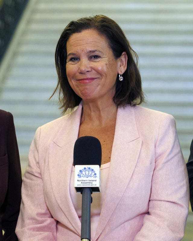 Sinn Fein President Mary Lou McDonald