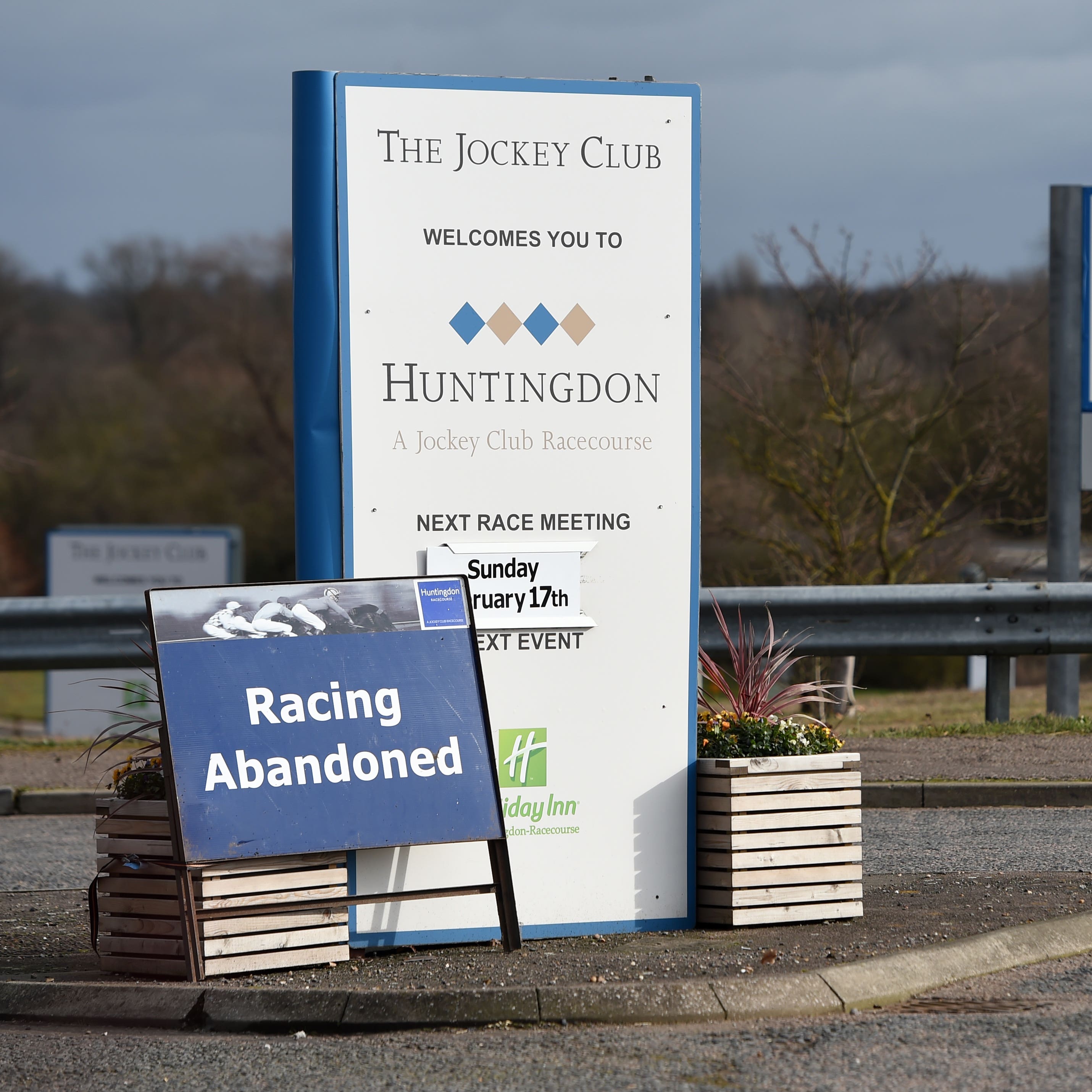 Racing has been postponed until Wednesday at the earliest