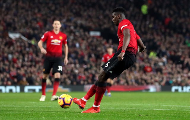 Paul Pogba slots in Manchester United's second