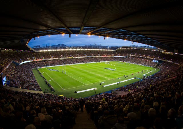 BT Murrayfield holds 67,000 fans 