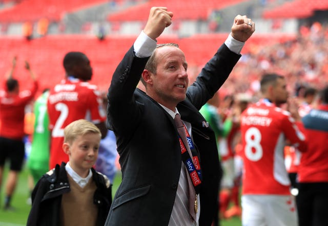 Lee Bowyer led Charlton to victory in the Sky Bet League One play-off final