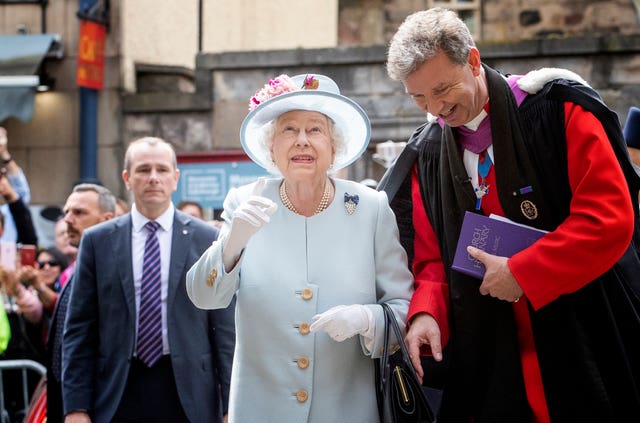 Queen and Reverend Neil Gardner