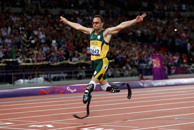 South African sprinter Oscar Pistorius