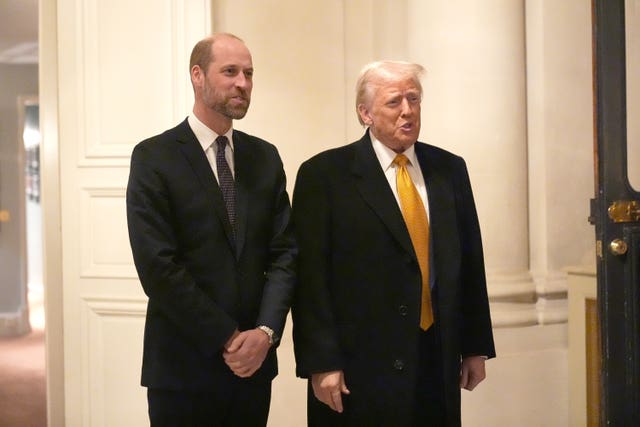 The Prince of Wales with Donald Trump