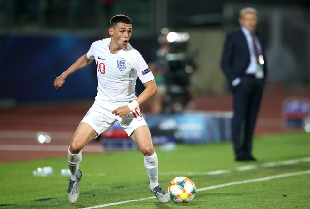 Foden featured for England Under 21s in the summer