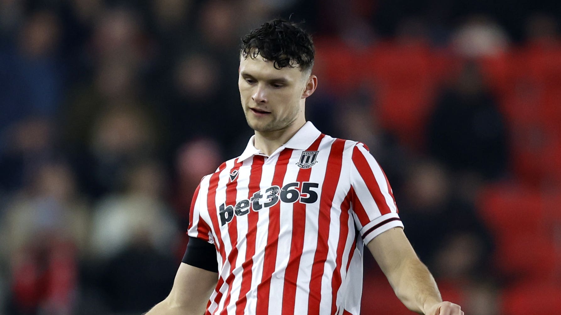Luke McNally scored Stoke’s late winner at Preston (Nigel French/PA)