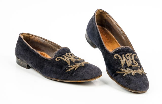Churchill’s velvet slippers