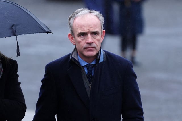 Ruby Walsh attends the funeral of Michael O’Sullivan