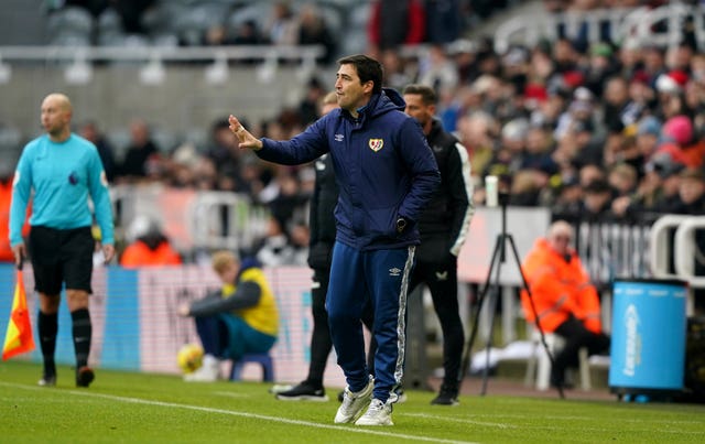 Rayo Vallecano manager Andoni Iraola is among the candidates to take over at Leeds