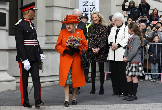 Queen Elizabeth II visits Science Museum