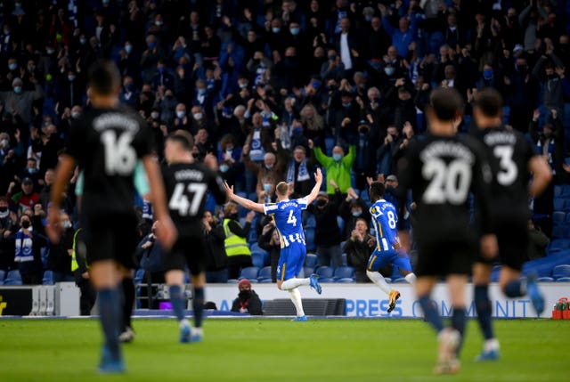 Brighton fought back from 2-0 down to beat City 3-2 in May