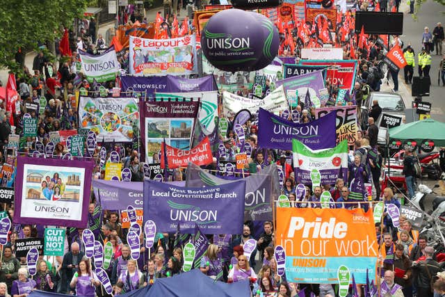 TUC rally – London