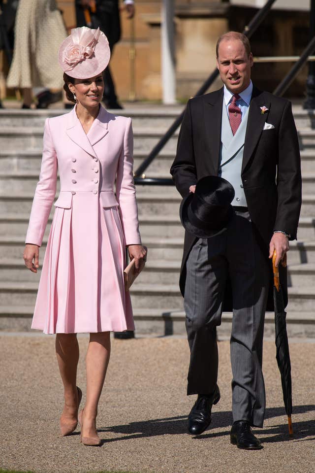 Duke and Duchess of Cambridge at royal garden party