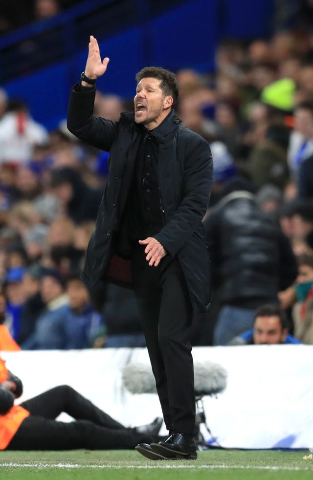 Diego Simeone is expecting the same battle against their city rivals