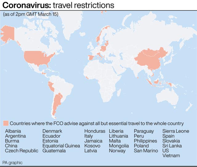 HEALTH Coronavirus Travel