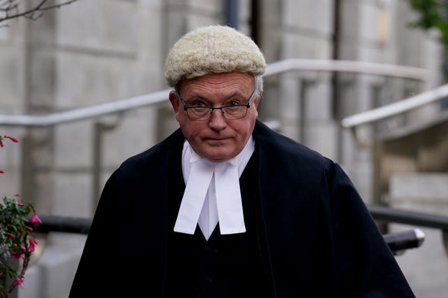 Mr Justice Alexander Owens outside the High Court in Dublin