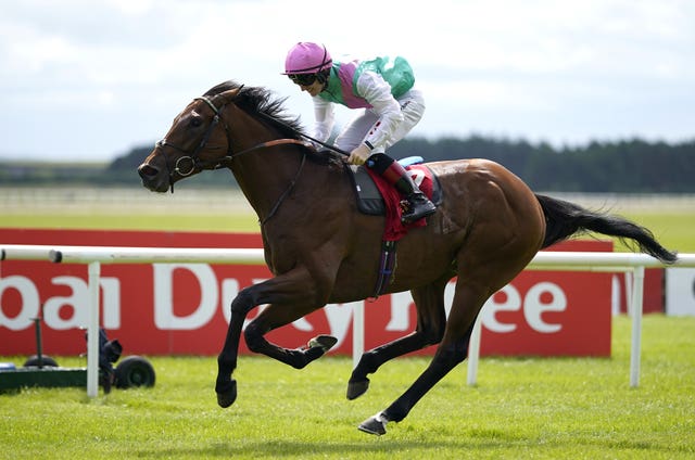 Westover winning the 2022 Irish Derby