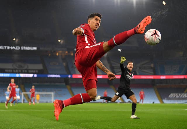Liverpool’s Roberto Firmino