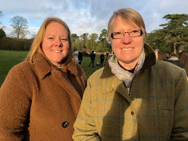 Sue Goodchild (left) and Paula Myhill 