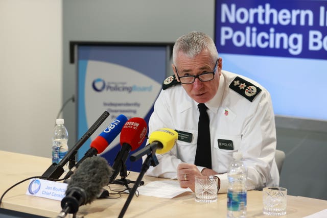 The newly appointed chief constable of the Police Service of Northern Ireland Jon Boutcher
