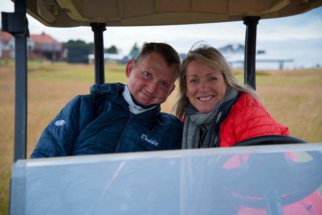 Doddie Weir and Jill Douglas