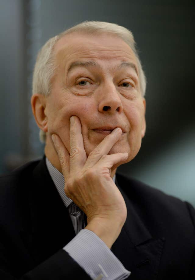 File photo dated 08/12/14 of Labour MP Frank Field, chairman of the Work and Pensions Committee. (Anthony Devlin/PA)
