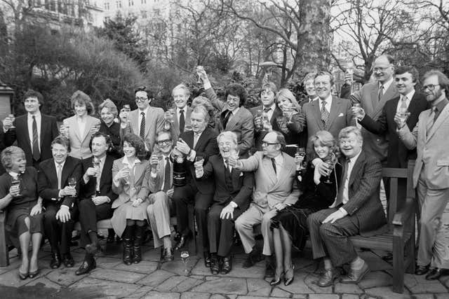 Judith Chalmers and colleagues