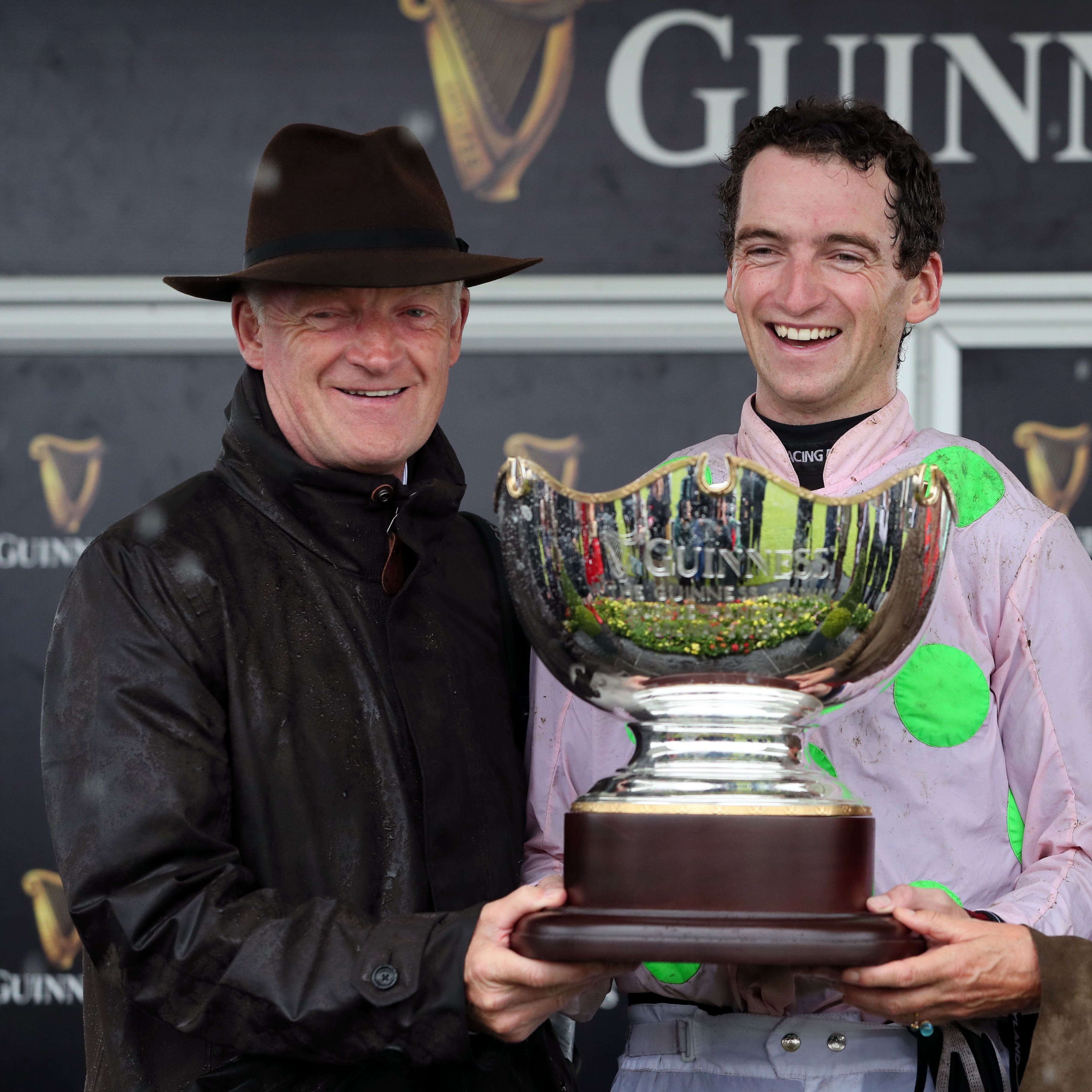 Willie Mullins (left) and his son, Patrick