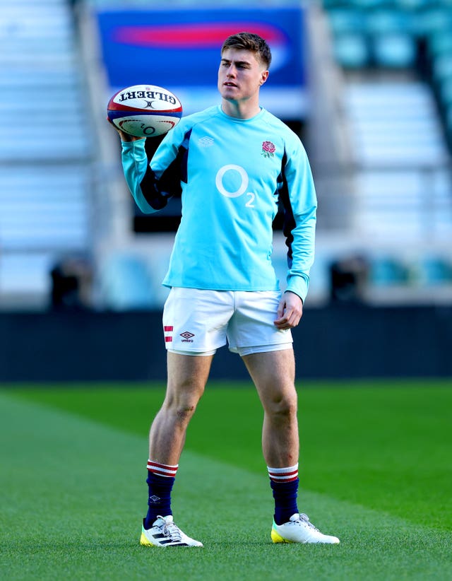 England's Tommy Freeman during a training session at Twickenham