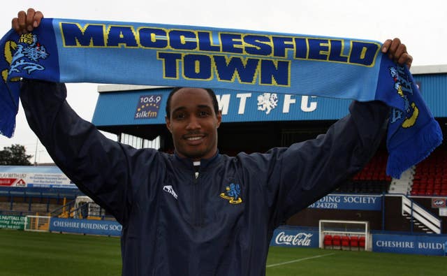 Paul Ince managed Macclesfield for one season