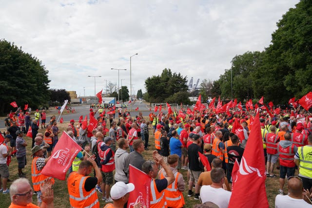 Port of Felixstowe strike