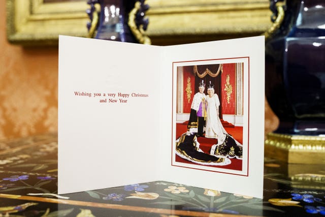 King Charles III Christmas card