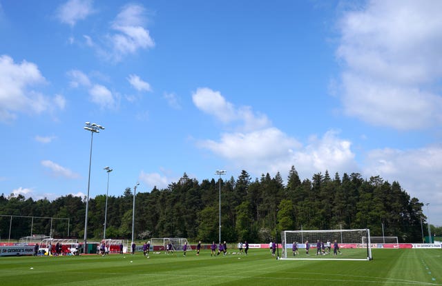 The match was being played at St George’s Park near Burton upon Trent