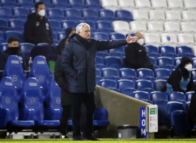 Jose Mourinho's Tottenham side has slumped in recent weeks 