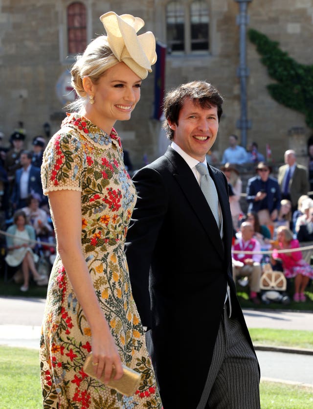 James Blunt and Sofia Wellesley are among the guests (Chris Radburn/PA)