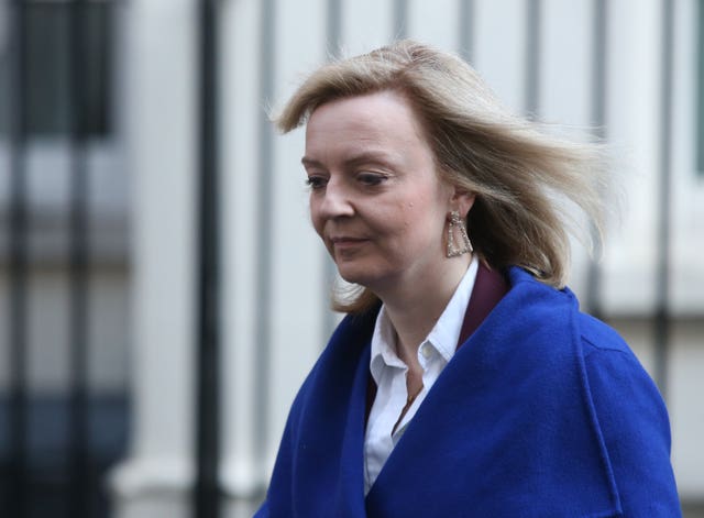 Foreign Secretary Liz Truss said Ukrainians are negotiating for peace with a 'gun against their heads'
