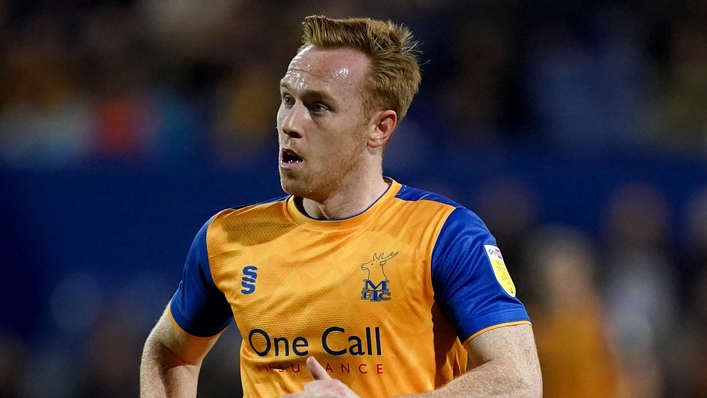 Danny Johnson, on loan from Mansfield, scored Walsall’s winner (Mike Egerton/PA).