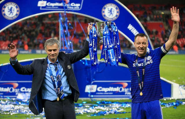 Jose Mourinho and John Terry