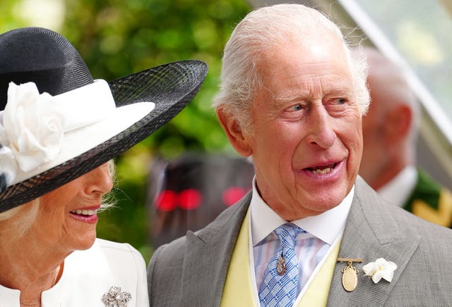The King and Queen at Royal Ascot