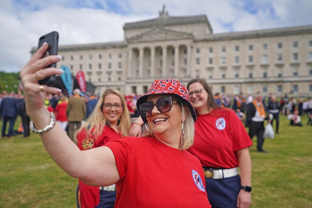 Northern Ireland centenary parade