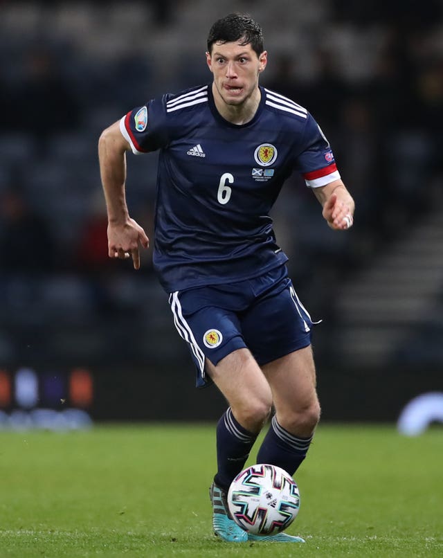 Scott McKenna came n to the Scotland line-up