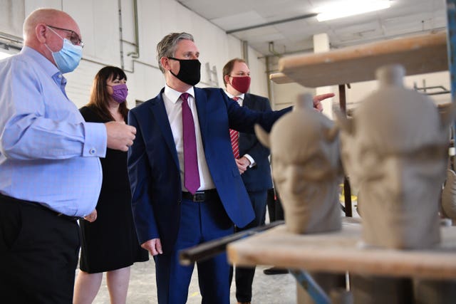 Keir Starmer visits Stoke-on-Trent