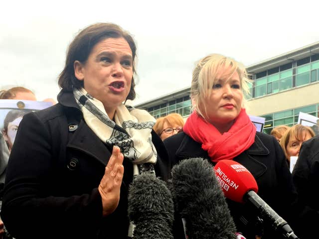 Mary Lou McDonald and Michelle O’Neill