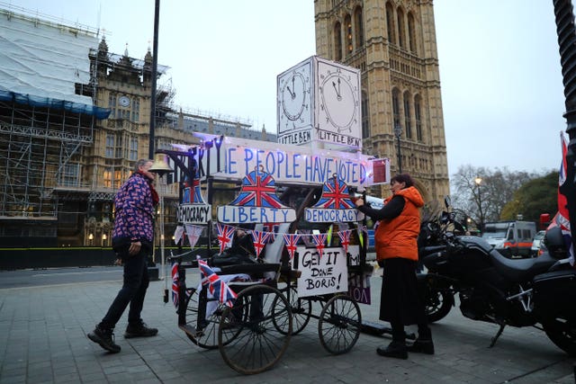 Brexit Celebration, Parliament Aquare