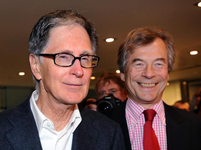 Former chairman Martin Broughton (right) admits he made a judgement call on FSG principal owner John W Henry