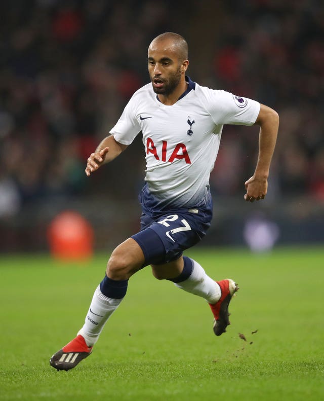 Lucas Moura might be a better option up front for Tottenham when he returns from injury (Adam Davy/PA).