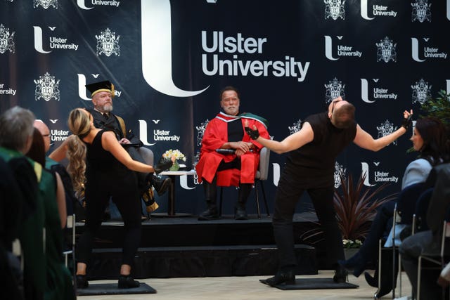 Arnold Schwarzenegger receives Honorary Doctorate