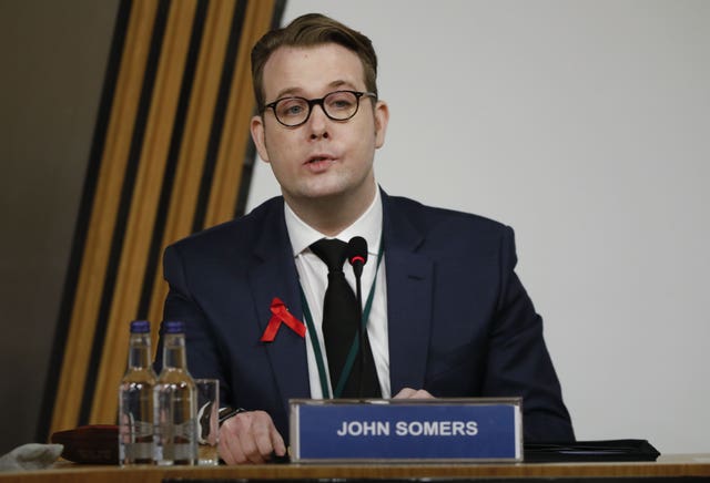 John Somers issued advice to royal aides about the royal train visit. Andrew Cowan/Scottish Parliament