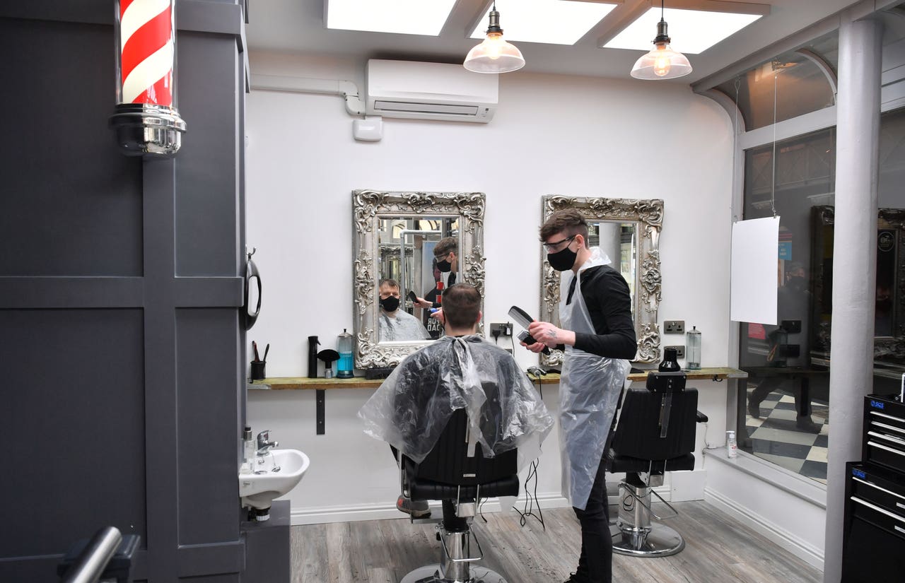 People in Wales first in UK this year to get haircuts in salons