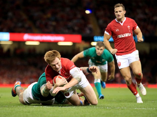 Ryhs Patchell was making his first Test start since last June when he was injured against Ireland